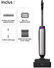 Tineco Floor One S9 Artist Steam Pro Nettoyeur Vapeur Sans Fil